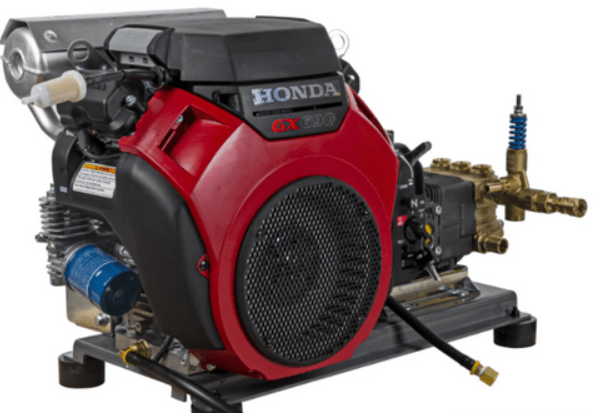 BE 67HD Hot Water Pressure Washer - 4000 PSI, 7.0 GPM, Honda GX690 V-Twin Engine