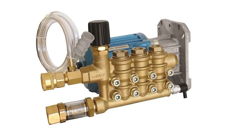 BE 85.119.031B Boxed CAT Triplex Pump 67DX39G1I | 4400 PSI 3.9 GPM | 1" Horizontal Shaft