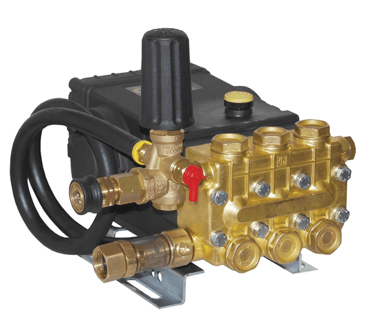 BE 85.139.005B Boxed GP Triplex Pump TSS1511 | 3500 PSI 4.0 GPM | 24mm Solid Shaft