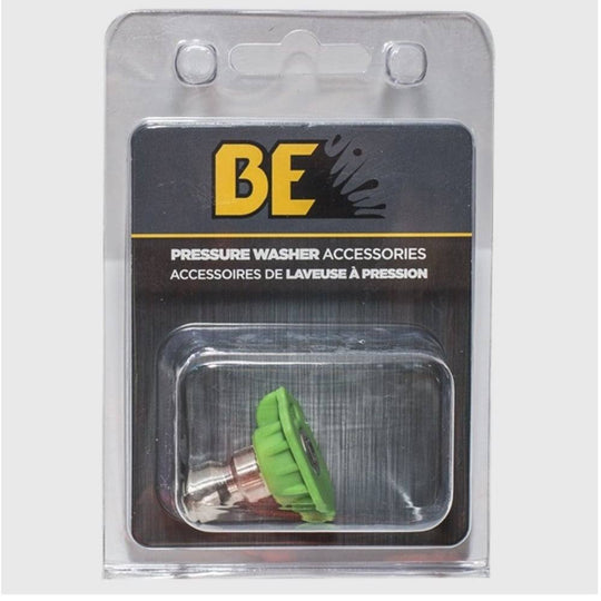 BE 85.226.040BEP | BE Pressure Washer Nozzle (5000 PSI / #4.0 Orifice) - Hot & Cold Water