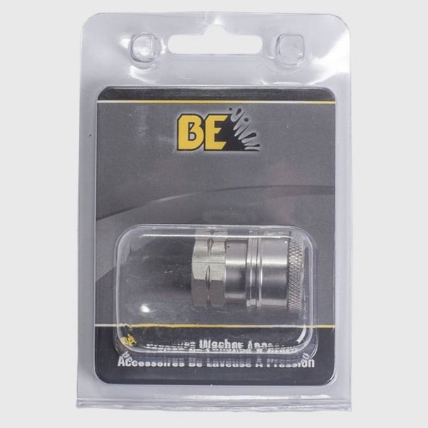 BE 85.300.102SBEP | 1/4" Stainless Steel Quick-Connect Female NPT Coupler