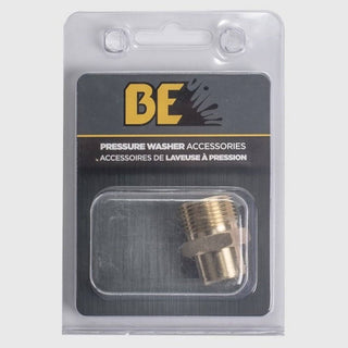BE 85.300.127BEP | M22 Male x 3/8" FNPT Screw-Type Adapter