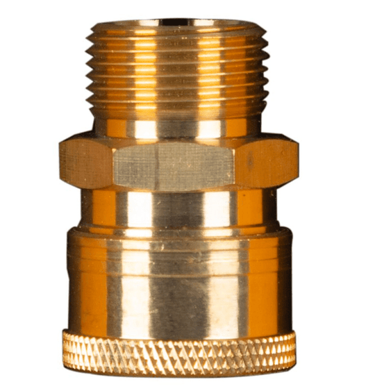BE 85.300.143BEP | M22 Male to 3/8" Female Quick-Connect Coupler