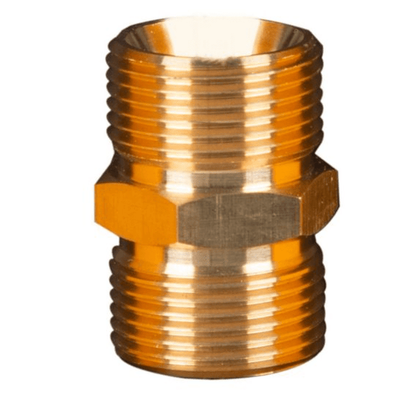BE 85.300.166BEP | M22 Male to M22 Male Hose Joiner Adapter