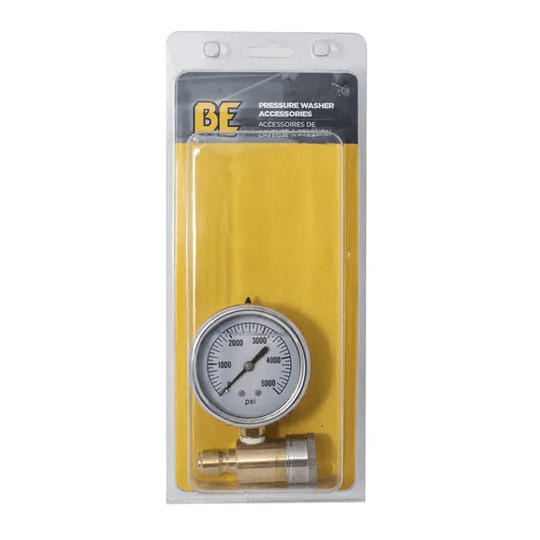 BE 85.305.001 | 5,000 PSI Pressure Gauge Kit with 3/8" Quick Connect