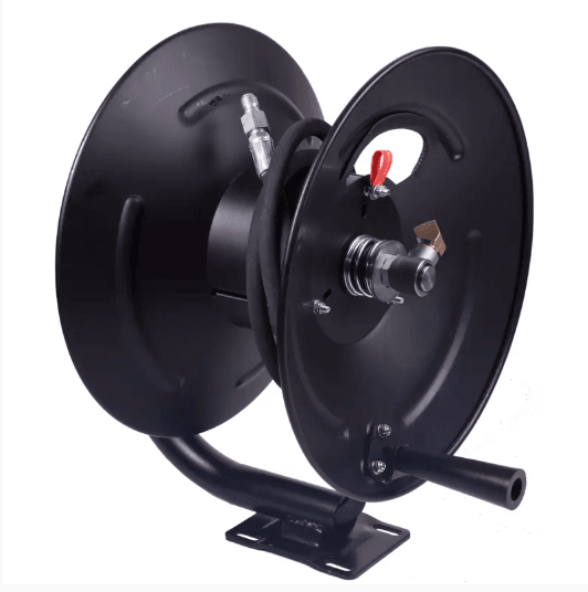 BE 85.402.001K | 100' High-Pressure Hose Reel Kit With Whip Hose