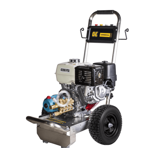 BE B4213HACS 4200 PSI Pressure Washer - 4.0 GPM - Honda GX390 Engine - Cold Water