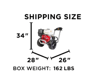 BE B4213HA Cold Water Gas Pressure Washer 4200 PSI 4.2 GPM Honda GX390 Engine