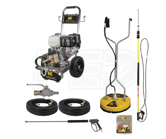 BE B4213HSCS 4200 PSI Pressure Washer - 4.0 GPM - Honda GX390 Engine - Cold Water