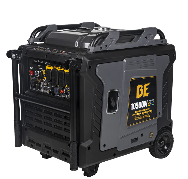 BE BE10500IT Inverter Generator - 10500 Max Watts, 8500 Running Watts, PowerEase Engine