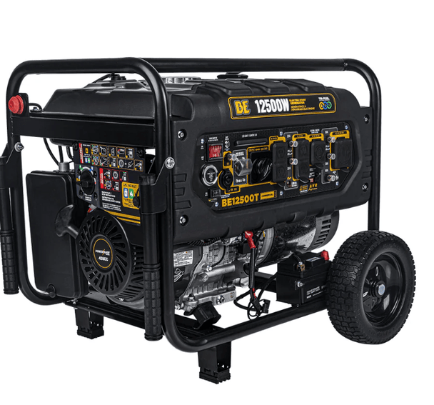 BE BE12500T Tri-Fuel Generator - 12500 Max Watts, 9500 Running Watts, PowerEase Engine