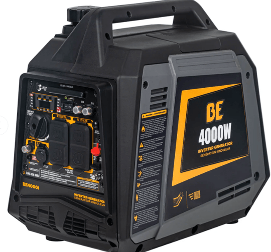 BE BE4000I Inverter Generator - 4000 Max Watts, 3200 Running Watts, PowerEase Engine