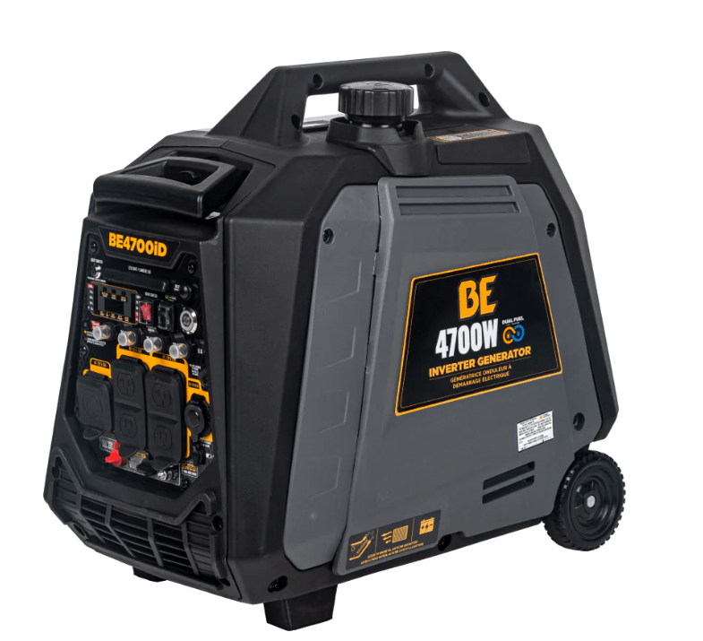 BE BE4700ID Inverter Generator - 4700 Max Watts, 3800 Running Watts, PowerEase Engine