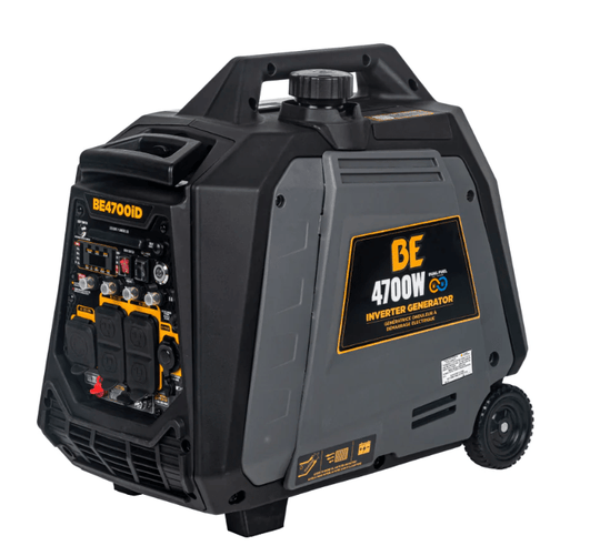 BE BE4700ID Inverter Generator - 4700 Max Watts, 3800 Running Watts, PowerEase Engine