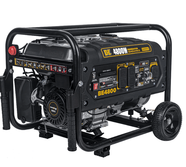 BE BE4800 Portable Generator - 4800 Max Watts, 3600 Running Watts, PowerEase Engine