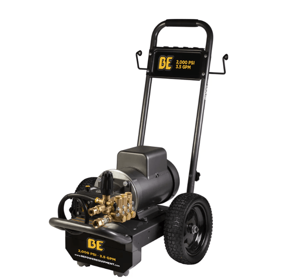BE HW205EBA Hot Water Pressure Washer - 2000 PSI, 1.5 GPM, Baldor Electric Motor