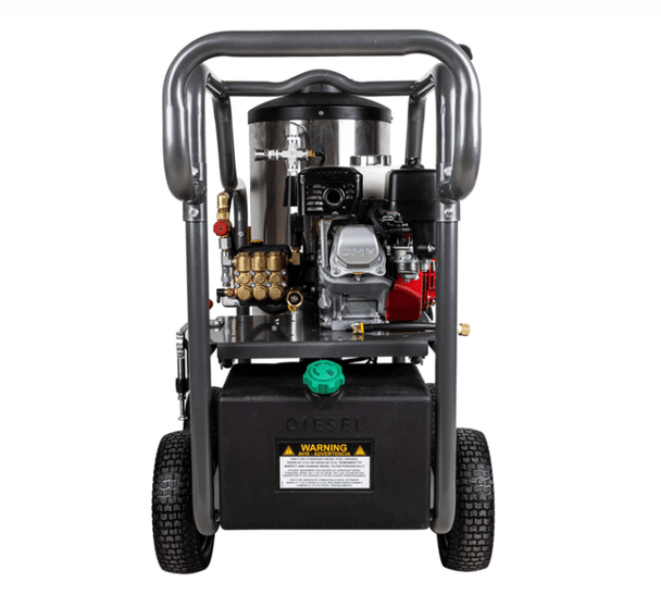 BE HW2765HG Hot Water Gas Pressure Washer 2700 PSI 2.5 GPM Honda GC190