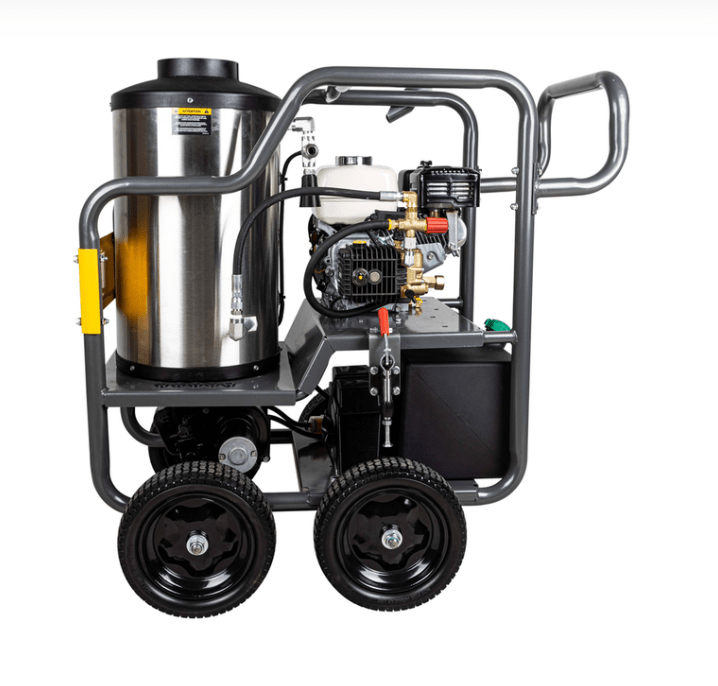 BE HW2765HG Hot Water Gas Pressure Washer 2700 PSI 2.5 GPM Honda GC190