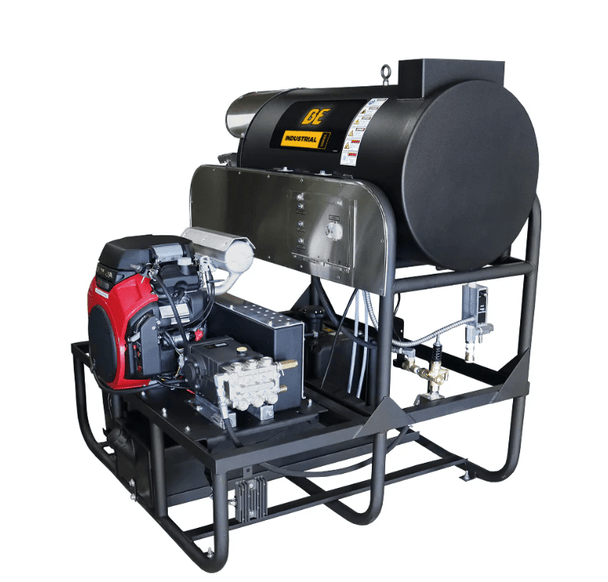 BE SE5815HHZGP Hot Water Pressure Washer - 3000 PSI, 10 GPM, Honda iGX800 Engine