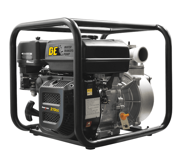 BE WP-2070S Water Transfer Pump - 158 GPM, 2-Inch Intake/Outlet, PowerEase Engine