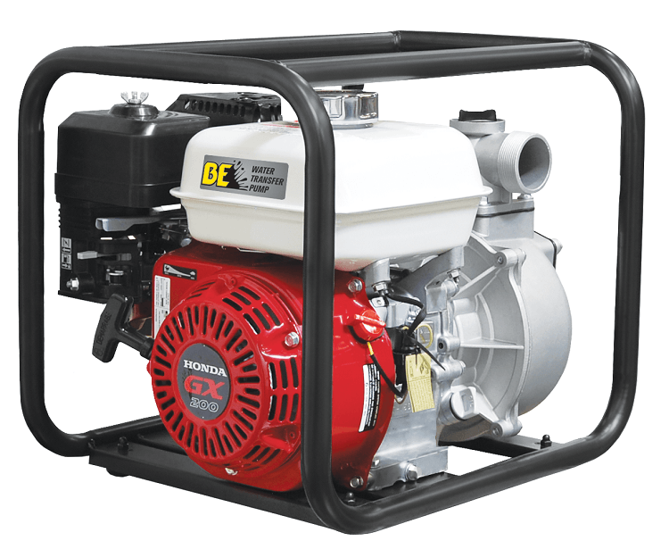 BE WP-3065HL Water Transfer Pump - 264 GPM, 3-Inch Intake/Outlet, Honda GX200 Engine