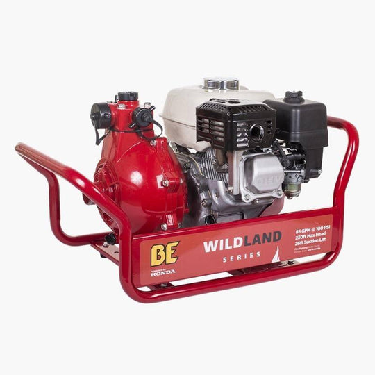 BE WS1565H 1.5" High-Pressure Wildland Pump - 85 GPM, Honda GX200 Engine, 110 PSI