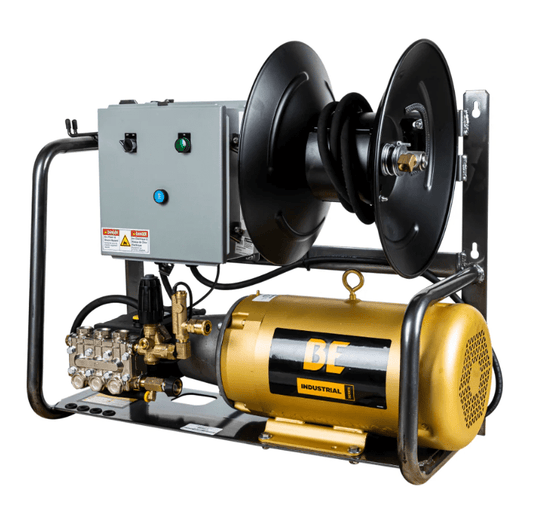 BE X-3010FW3GENHT Electric Pressure Washer 3000 PSI 4.0 GPM 10 HP 3-Phase Wall Mount Cold Water