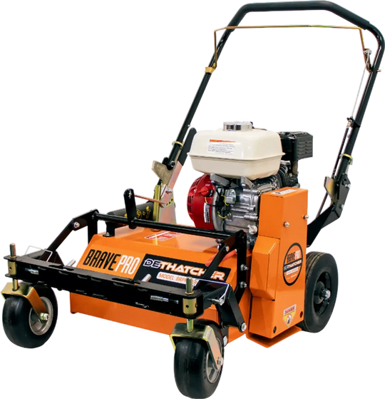BravePro BRPPD20CWH "U Turn" Power Rake Dethatcher 20 In. GX160 - SLE Equipment - 1