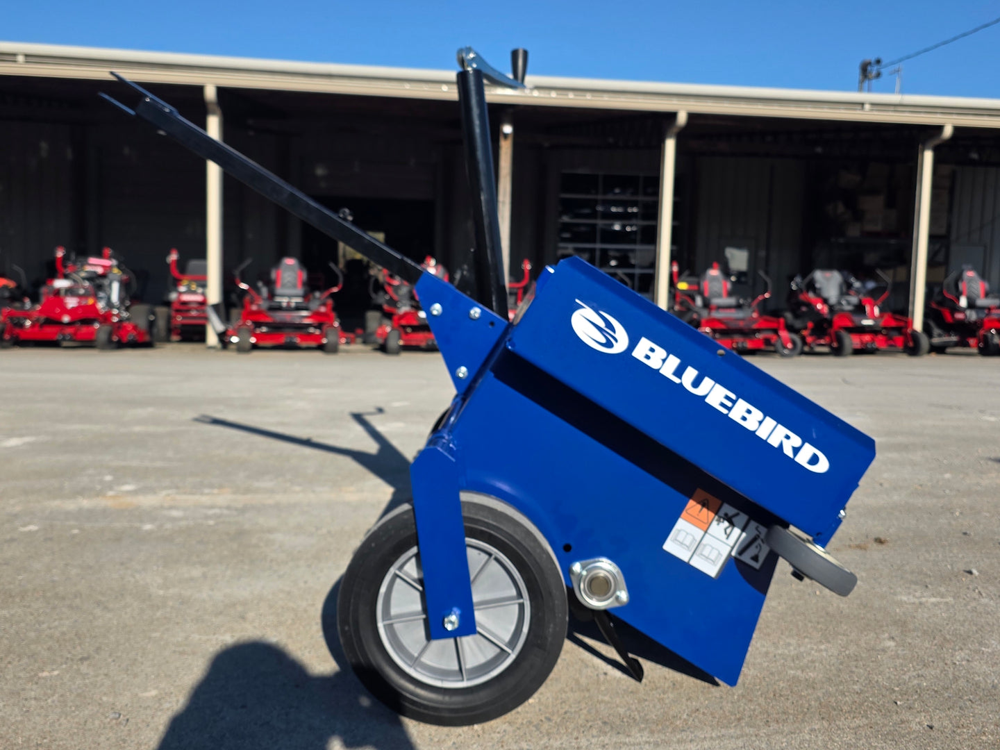 Bluebird 36'' Tow behind Aerator TA10 left side view picture 