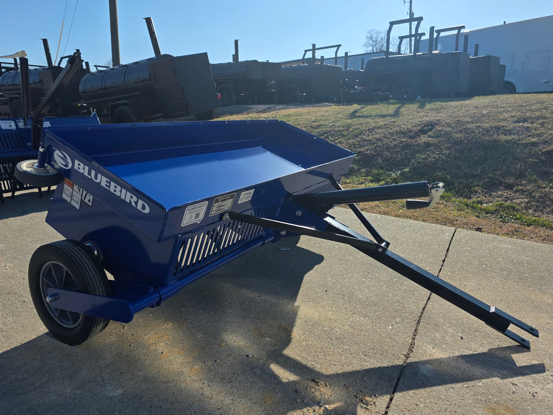 Bluebird 48'' Tow Behind Aerator TA12 back left angled view picture 