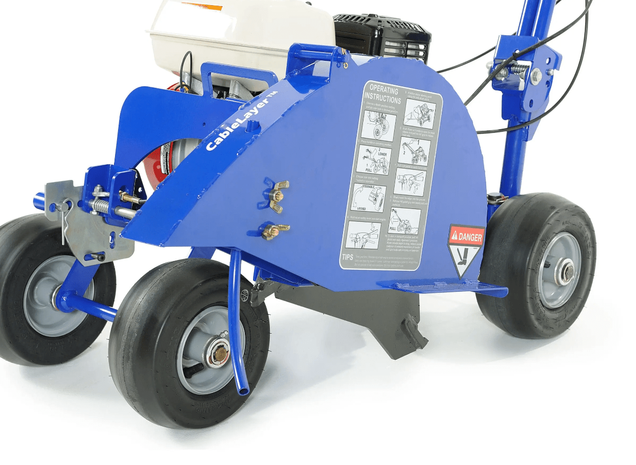 Bluebird BB650H Landscape Bed Edger, Side View.