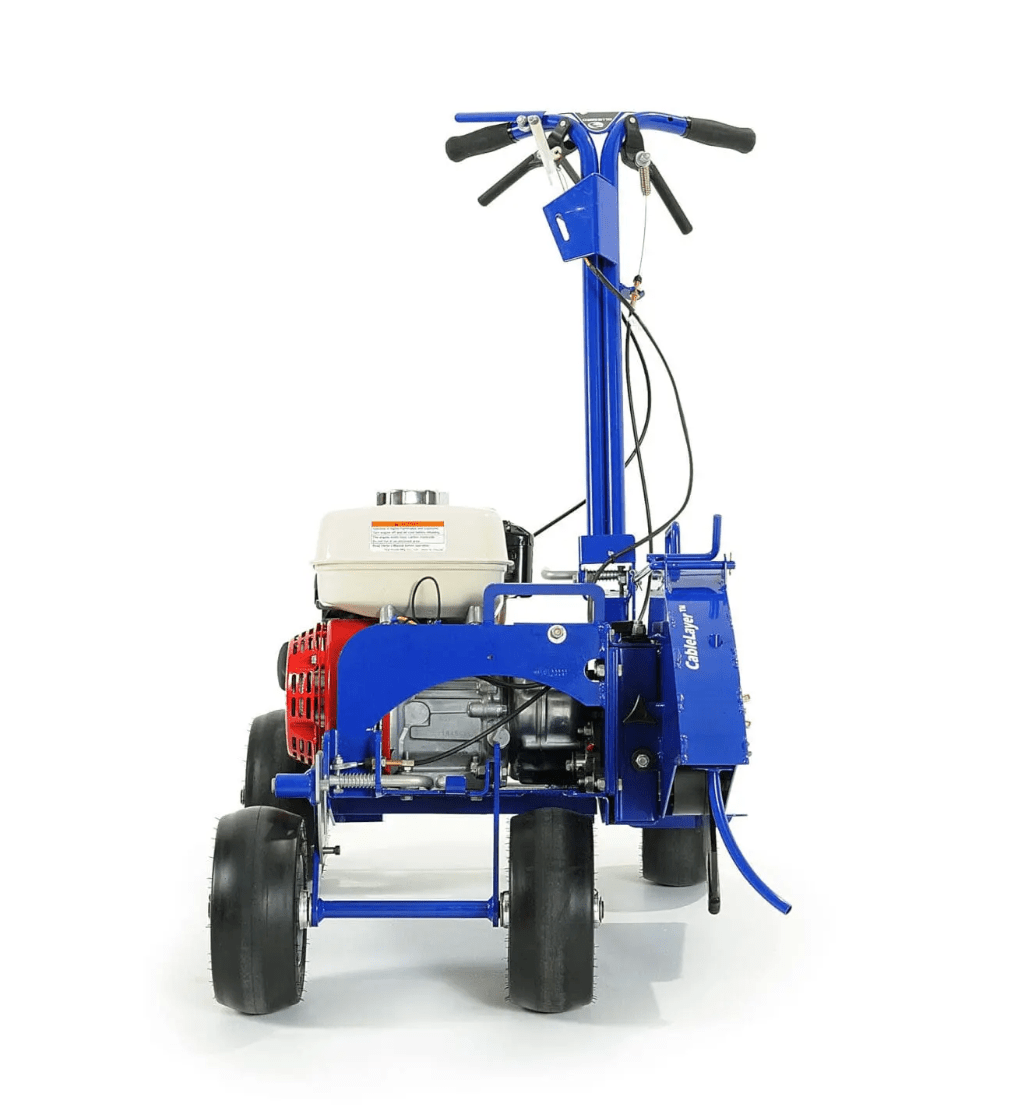 Bluebird BB650H Landscape Bed Edger, Back View. 