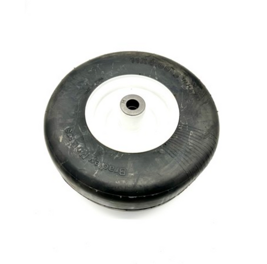 Bradley Mower Genuine Part 700-156FF Tire 11x4-5, Front View. 