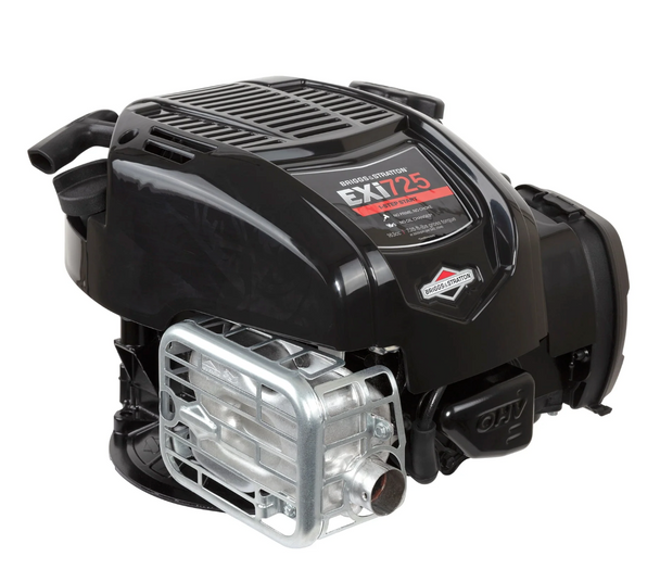 Briggs & Stratton 104M02-0197-F1 Exi Series 7.25 GT 163cc Vertical Shaft Engine,Side View. 
