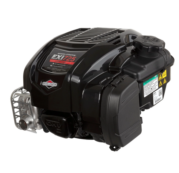 Briggs & Stratton 104M02-0197-F1 Exi Series 7.25 GT 163cc Vertical Shaft Engine, Front View. 