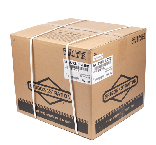 Briggs & Stratton 19N132-0051-F1 OHV 306cc Horizontal Engine, Box View. 