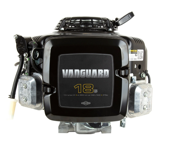 Briggs & Stratton 356776-0013-G1 Vanguard 18 HP 570cc Vertical Shaft Engine, General View. 