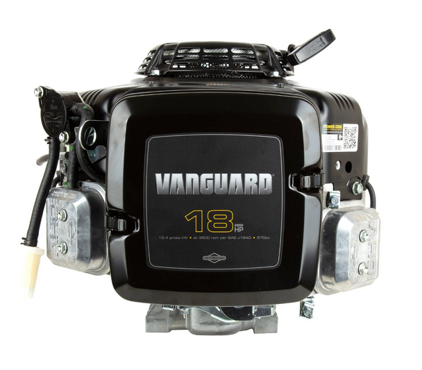 Briggs & Stratton 356776-0013-G1 Vanguard 18 HP 570cc Vertical Shaft Engine, General View. 