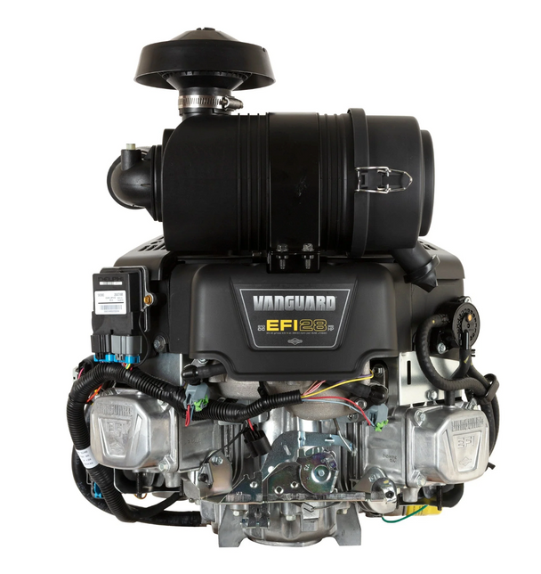 Briggs & Stratton 49E877-0034-Z1 Vanguard 28 HP 810cc Vertical Shaft Engine, Front View. 