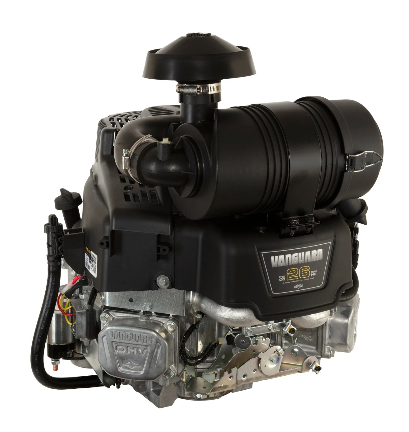 Briggs & Stratton 49R977-0029-Z1 Vanguard 26 HP 810cc Vertical Shaft Engine, Other Side View. 