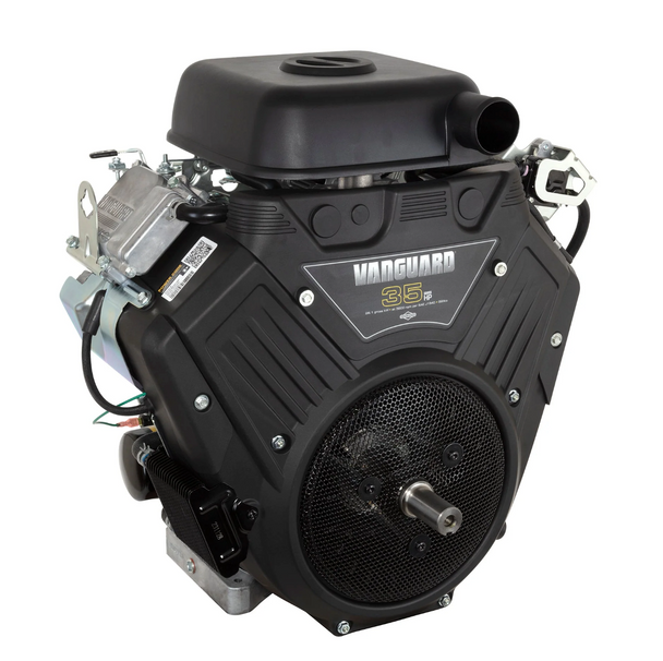 Briggs & Stratton 613477-0250-J1 Vanguard 35 HP 993cc Horizontal Shaft Engine, Front View. 