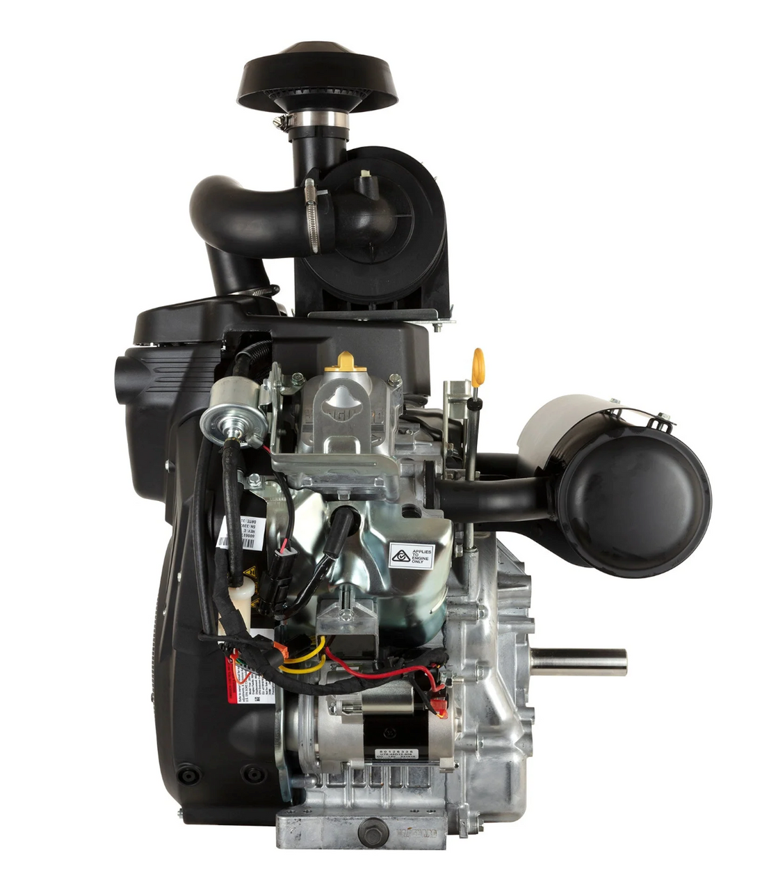 Briggs & Stratton 61G277-0035-J1 Vanguard EFI 40 HP 993cc Horizontal Shaft Engine, Side View. 