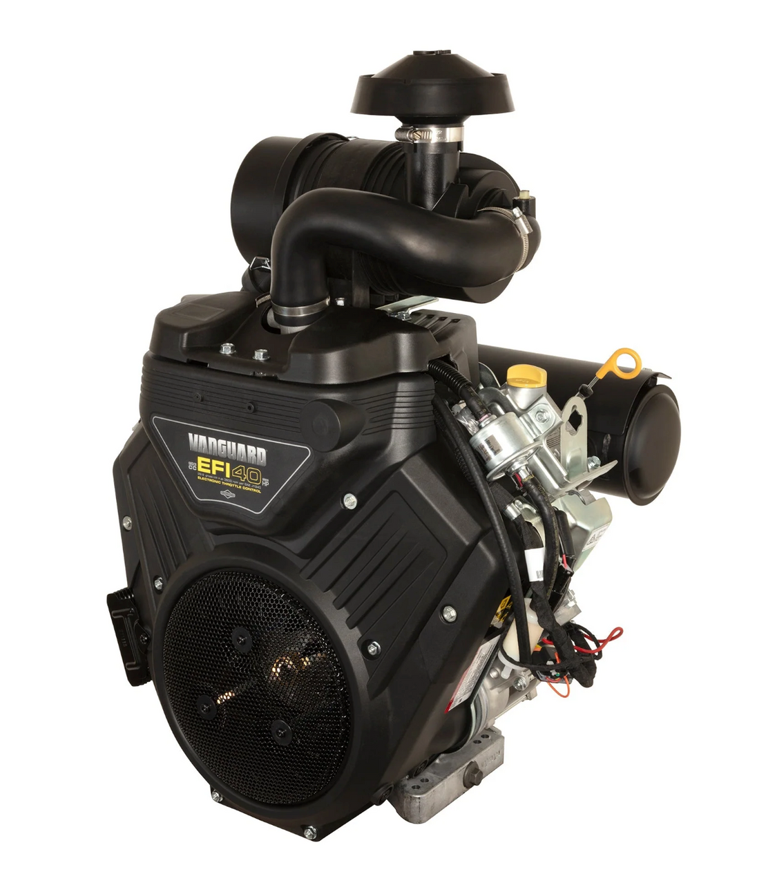 Briggs & Stratton 61G277-0035-J1 Vanguard EFI 40 HP 993cc Horizontal Shaft Engine, Front View. 