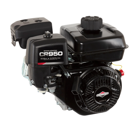 Briggs &amp; Stratton 13R232-0021-F1 9.5 GT 208cc Horizontal Shaft Engine, General View. 