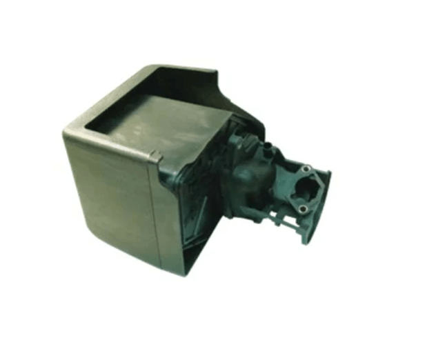 BE 85.571.029 Exhaust Muffler With Heat Shield For 420cc Powerease Engines - SLE Equipment - 1