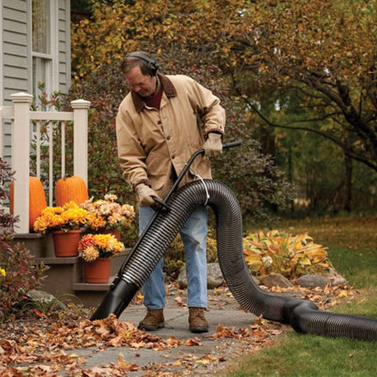 DR Power 351543 Leaf & Lawn Vacuum Extension Hose – 14 Ft Heavy-Duty Reach for Tow-Behind Vacuums front display picture 