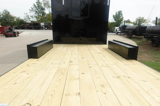 8.5x24 Hybrid Enclosed Trailer V - Nose (2) 7,000lb Axles Storage - SLE Equipment - 5