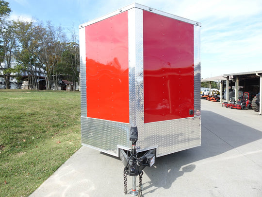 8.5x24 V - Nose Enclosed Trailer with Electrical Package (2) 7,000lb Axles - SLE Equipment - 2