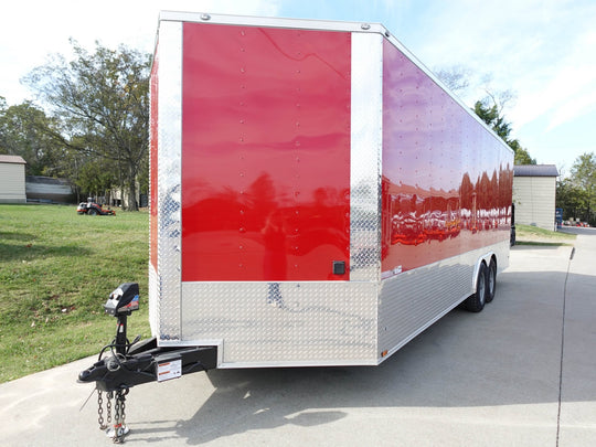 8.5x24 V - Nose Enclosed Trailer with Electrical Package (2) 7,000lb Axles - SLE Equipment - 3