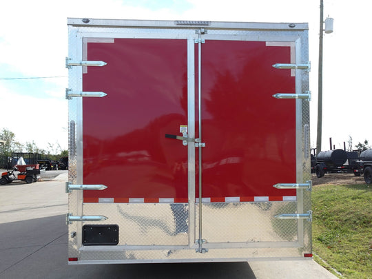 8.5x24 V - Nose Enclosed Trailer with Electrical Package (2) 7,000lb Axles - SLE Equipment - 5